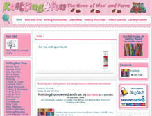 Tablet Screenshot of knitting4fun.com